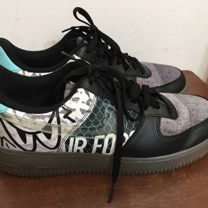 Nike Air Force 1 Low Off Noir Pure Platinum size 12